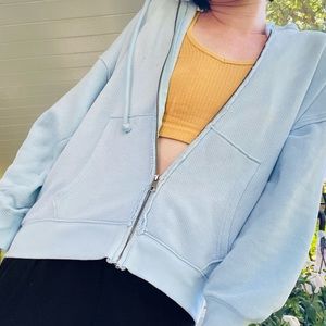 American eagle blue sweatshirt